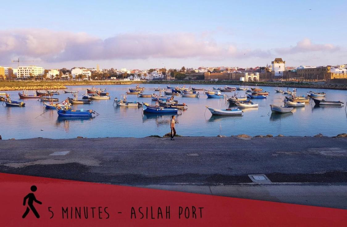 Asilah * Dar Badiaa * Riad Vue Sur L'Atlantique Villa Eksteriør billede